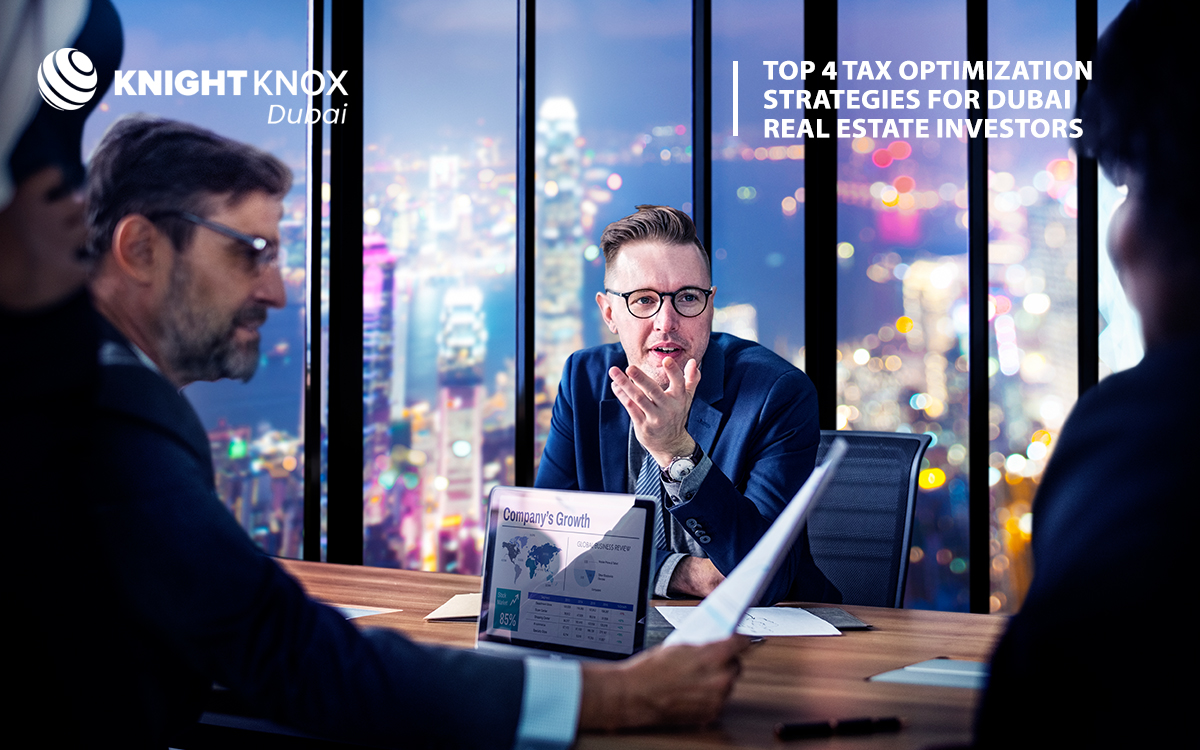 top 4 tax optimisation strategies for dubai real estate investors